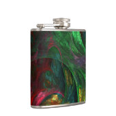 Genesis Green Abstract Art Heupfles (Rechts)