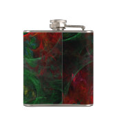 Genesis Green Abstract Art Heupfles (Achterkant)