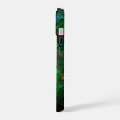 Genesis Green Abstract Art iPhone 15 Case (Linkerkant)
