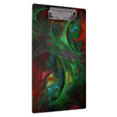 Genesis Green Abstract Art Klembord (Rechts)