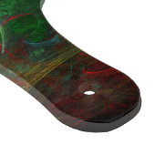 Genesis Green Abstract Art Paddle Snijplank (Hoek)