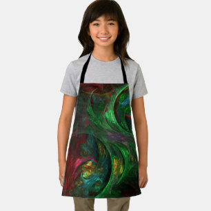 Genesis Green Abstract Art Schort