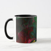 Genesis Green Abstract Coffee Mok (Links)