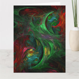 Genesis Green Abstracte Kunst Bedankkaart