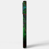 Genesis Green Abstracte Kunst Case-Mate iPhone Case (Achterkant / Links)