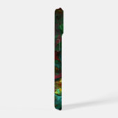 Genesis Green Abstracte Kunst iPhone 15 Case (Rechterkant)