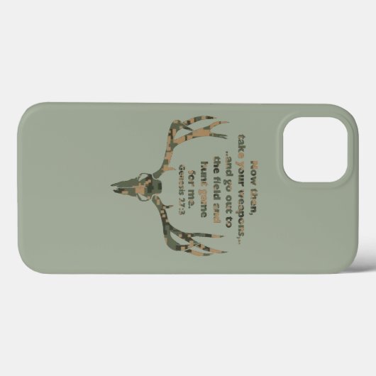 Genesis Hunting Quote iPhone case (Achterkant (horizontaal))