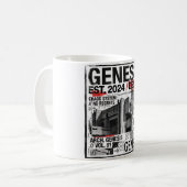 Genesis Industrial Brutalist Architecture Koffiemok (Voorkant links)