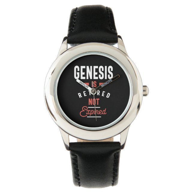 Genesis is niet uitgehaald horloge (Voorkant)