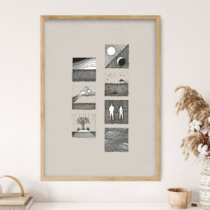 Genesis Kunst, Scheppingsdagen, In den beginne, Poster