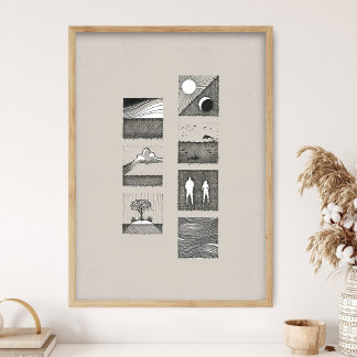 Genesis Kunst, Scheppingsdagen, In den beginne, Poster