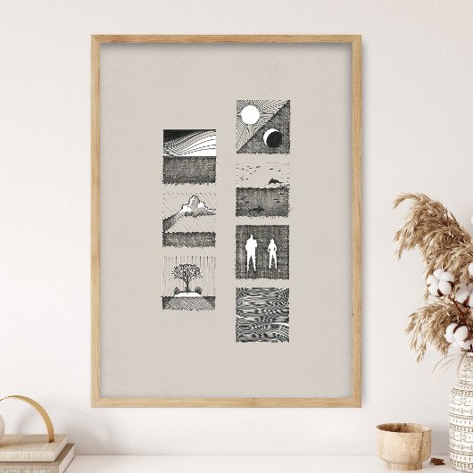 Genesis Kunst, Scheppingsdagen, In den beginne, Poster
