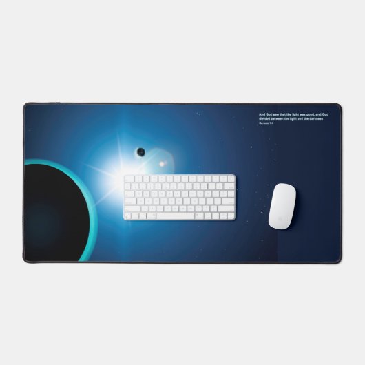 Genesis - licht en donkerheid bureaumat (Keyboard & Muis)