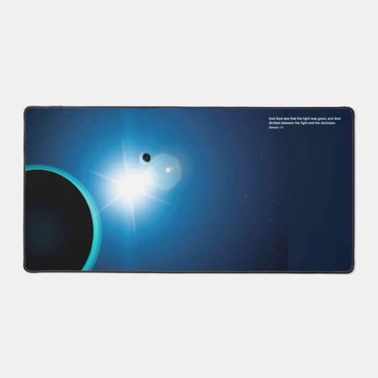 Genesis - licht en donkerheid bureaumat (Voorkant)