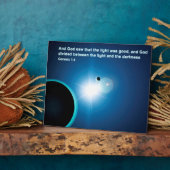 Genesis - licht en donkerheid fotoplaat (Zijkant)