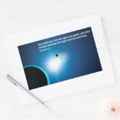 Genesis - licht en donkerheid rechthoekige sticker (Envelop)