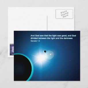 Genesis - Licht uit duisternis Briefkaart