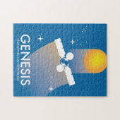 Genesis-monsterterugzendingsmissie ruimte kunst. legpuzzel (Horizontaal)