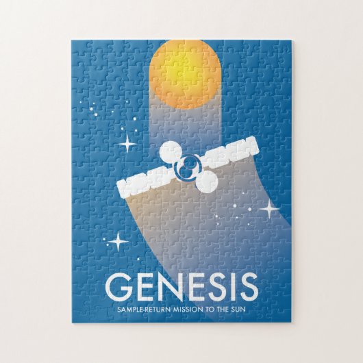 Genesis-monsterterugzendingsmissie ruimte kunst. legpuzzel (Verticaal)