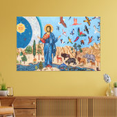 Genesis mosaic Premium - omgepakt canvas (glanzend Afdruk (Insitu (Woonkamer))