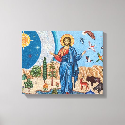 Genesis mozaïek Premium Wrapped Canvas (Glans) Afdruk (Voorkant)