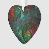 Genesis Nova Abstract Art Acrylhart Ornament (voorkant)