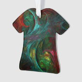 Genesis Nova Abstract Art AcrylShirt Ornament (voorkant)