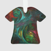 Genesis Nova Abstract Art AcrylShirt Ornament (achterkant)