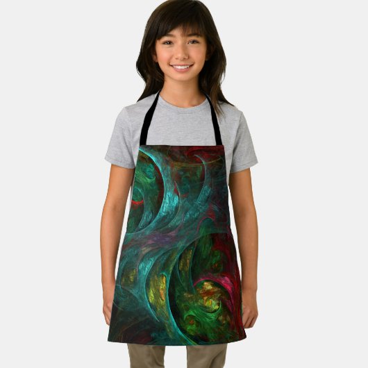Genesis Nova Abstract Art Apron Schort (Insitu)