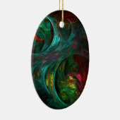 Genesis Nova Abstract Art Oval Ornament (Rechts)