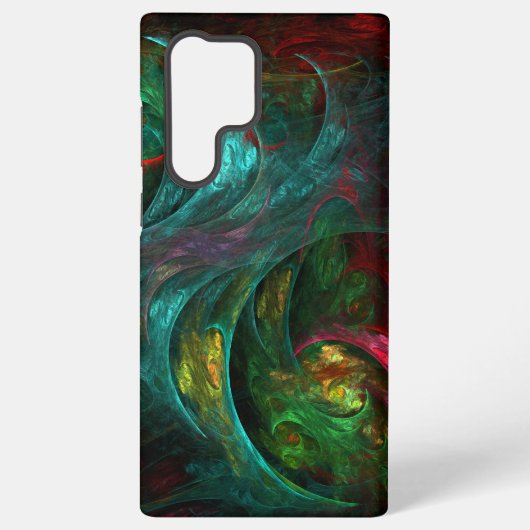 Genesis Nova Abstract Art Samsung Galaxy Hoesje (Achterkant)