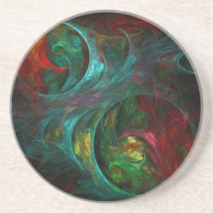 Genesis Nova Abstract Art Sandstone Onderzetter
