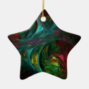 Genesis Nova Abstract Art Star Ornament