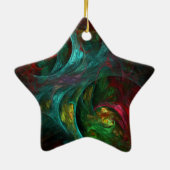 Genesis Nova Abstract Art Star Ornament (Achterkant)