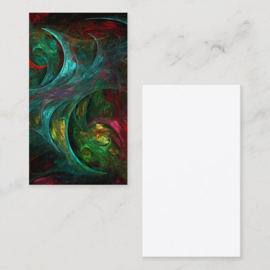 Genesis Nova Abstract Art Visitekaartje (Voorkant / Achterkant)