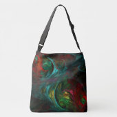 Genesis Nova Abstract Kunstlichaam Crossbody Tas (Achterkant)