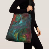 Genesis Nova Abstract Kunstlichaam Crossbody Tas (Dichtbij)