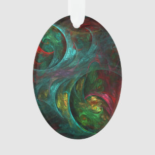 Genesis Nova Abstracte Art Acrylovaal Ornament