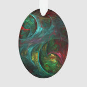 Genesis Nova Abstracte Art Acrylovaal Ornament (achterkant)