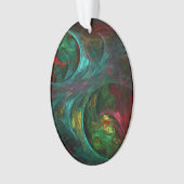 Genesis Nova Abstracte Art Acrylovaal Ornament (voorkant)