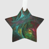 Genesis Nova Abstracte Art Acrylster Ornament (achterkant)