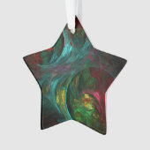 Genesis Nova Abstracte Art Acrylster Ornament (voorkant)