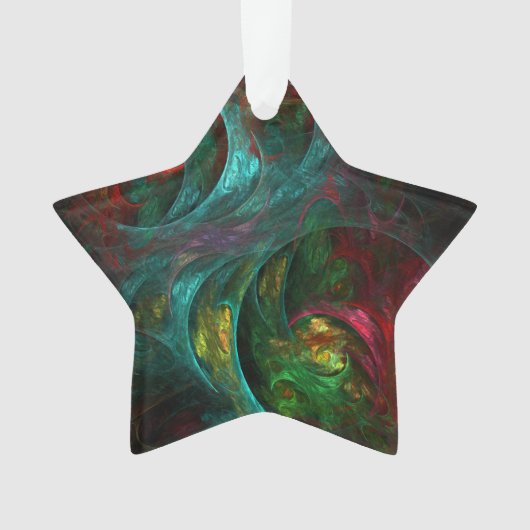 Genesis Nova Abstracte Art Acrylster Ornament (voorkant)