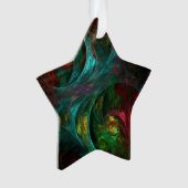Genesis Nova Abstracte Art Acrylster Ornament (voorkant)
