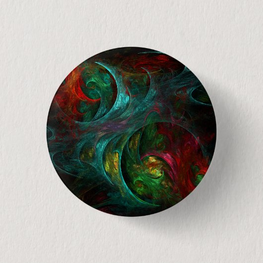 Genesis Nova Abstracte Art Button (ronde) (Voorkant)