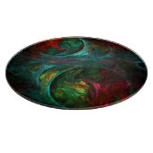 Genesis Nova Abstracte Art Cirkel Snijplank (Hoek)