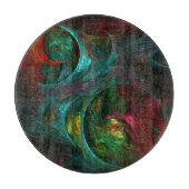 Genesis Nova Abstracte Art Cirkel Snijplank (Voorkant)