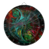Genesis Nova Abstracte Art Dartbord (Voorkant)