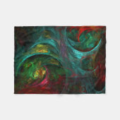 Genesis Nova Abstracte Art Fleece Deken (Voorkant (Horizontaal))