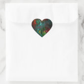 Genesis Nova Abstracte Art Heart Sticker (Tas)